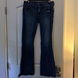 American Eagle Outfitters Dark Blue Flare Jeans